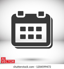 calendar 1 icon  vector 10 eps design