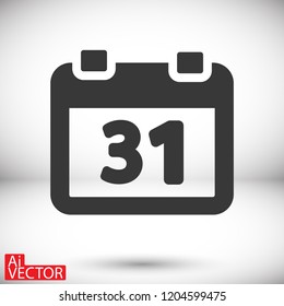 calendar 1 icon  vector 10 eps design