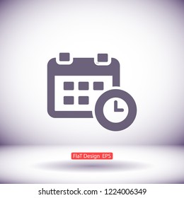 calendar 1 icon  vector 10 eps design