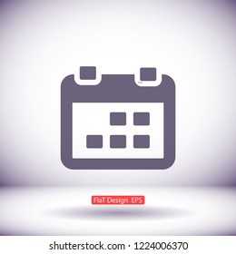 calendar 1 icon  vector 10 eps design