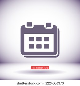 calendar 1 icon  vector 10 eps design