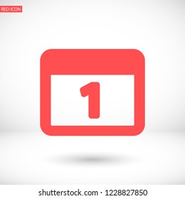 calendar 1 icon  vector 10 eps design