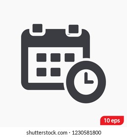 calendar 1 icon  vector 10 eps design