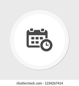 calendar 1 icon  vector 10 eps design