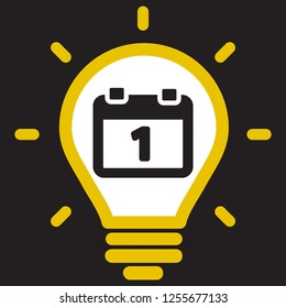 calendar 1 icon  vector 10 eps design