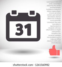 calendar 1 icon  vector 10 eps design
