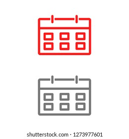 calendar 1 icon  vector 10 eps design