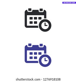 calendar 1 icon  vector 10 eps design