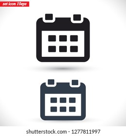 calendar 1 icon  vector 10 eps design