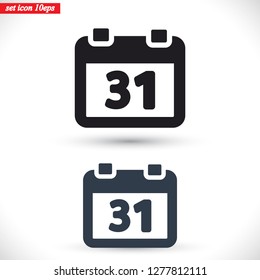 calendar 1 icon  vector 10 eps design