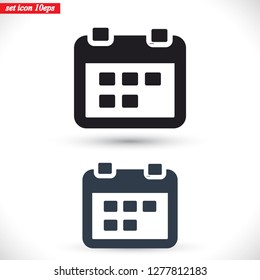 calendar 1 icon  vector 10 eps design
