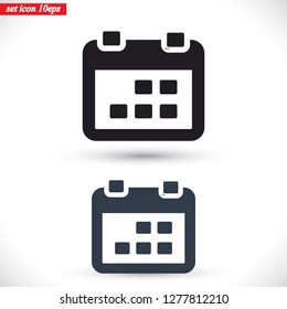 calendar 1 icon  vector 10 eps design