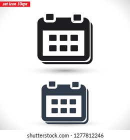 calendar 1 icon  vector 10 eps design