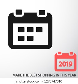 calendar 1 icon  vector 10 eps design