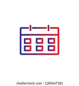 calendar 1 icon  vector 10 eps design