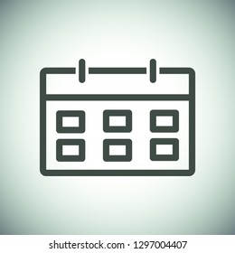 calendar 1 icon  vector 10 eps design