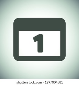 calendar 1 icon  vector 10 eps design