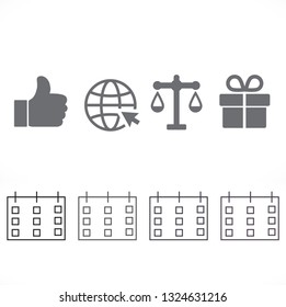 calendar 1 icon  vector 10 eps design