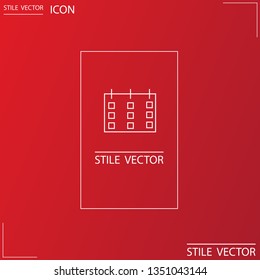 calendar 1 icon  vector 10 eps design