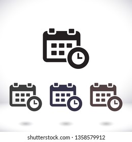 calendar 1 icon  vector 10 eps design