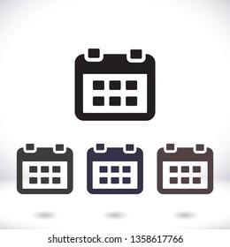 calendar 1 icon  vector 10 eps design