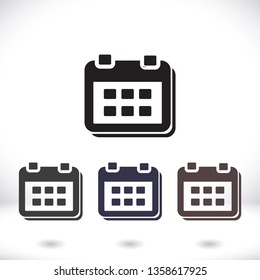 calendar 1 icon  vector 10 eps design