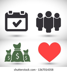 calendar 1 icon  vector 10 eps design