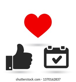 calendar 1 icon  vector 10 eps design