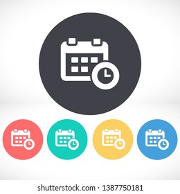 calendar 1 icon  vector 10 eps design. lorem ipsum Flat Design JPG