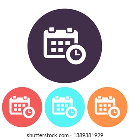 calendar 1 icon  vector 10 eps design. lorem ipsum Flat Design JPG