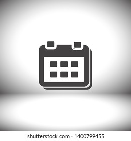 calendar 1 icon  vector 10 eps design. lorem ipsum Flat Design JPG