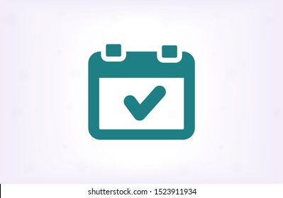 calendar 1 icon vector 10 eps design. lorem ipsum Flat Design JPG