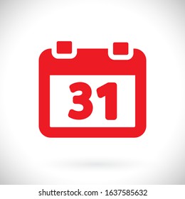calendar 1 icon vector 10 eps design. lorem ipsum Flat Design JPG