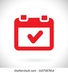 calendar 1 icon vector 10 eps design. lorem ipsum Flat Design JPG