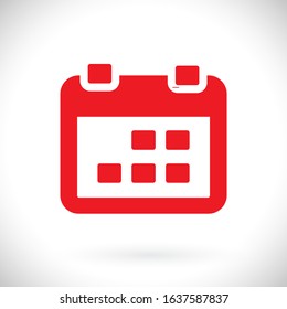 calendar 1 icon vector 10 eps design. lorem ipsum Flat Design JPG