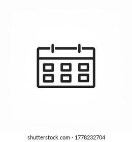calendar 1 icon vector 10 eps design. lorem ipsum Flat Design JPG