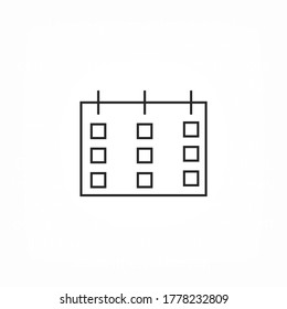 calendar 1 icon vector 10 eps design. lorem ipsum Flat Design JPG