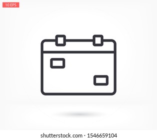 calendar 10 eps bond icon design vector graphics