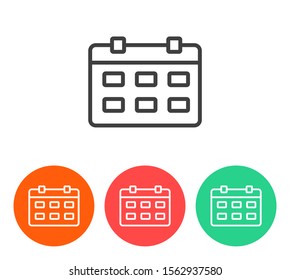 calendar 10 eps bond icon design vector graphics