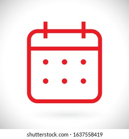 calendar 10 eps bond icon design vector graphics