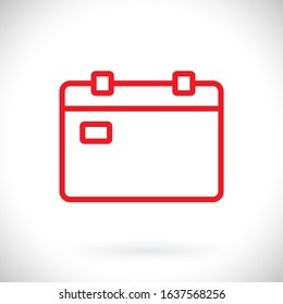 calendar 10 eps bond icon design vector graphics