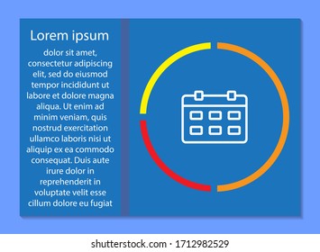calendar 10 eps bond icon design vector graphics