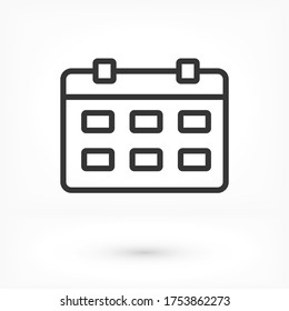 calendar 10 eps bond icon design vector graphics