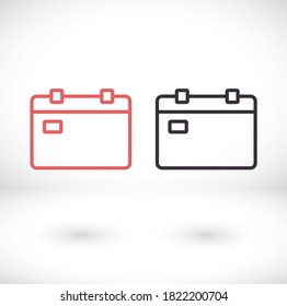 calendar 10 eps bond icon design vector graphics
