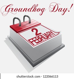 calendar 2 february groundhog day