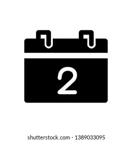 Calendar 2 icon, vector illustration. Flat design style. vector calendar 2 icon illustration isolated on white background, calendar 2 icon Eps10. calendar 2 icons graphic design vector symbols.