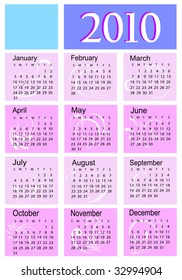 Calendar 2010