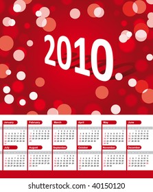  Calendar 2010