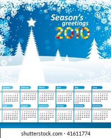   Calendar 2010