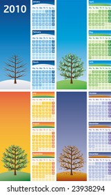 Calendar 2010 - four seasons - find jpeg-Version in my Portfolio
